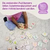 Eichhorn Montessori Puzzle – medinis formų įdėklas mažyliams nuo 12 mėn., FSC 100 %