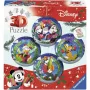 Ravensburger 3D Puzzleball Disney Kalėdiniai rutuliai (2 x 27 dalys)