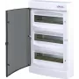 ECT36PT-S plastikinis skirstomasis skydas NT 36M 3x 12M N+PE IP40 IK07 526x287x112, dūminės spalvos durelės, baltas DIDO