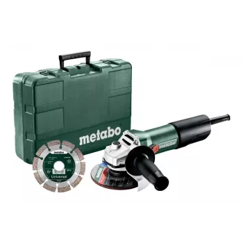 Metabo W 850-125 125 mm kampinis šlifuoklis su deimantiniu disku ir nešiojimo dėklu