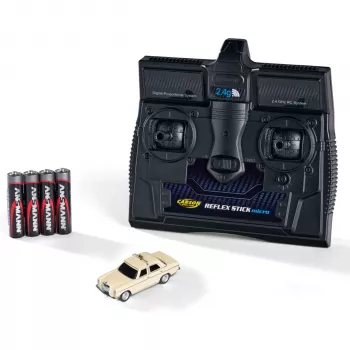 TAMIYA CARSON Carson 1:87 Mercedes-Benz 200/8 Taxi 2.4GHz 100% RTR mikro RC automobilis