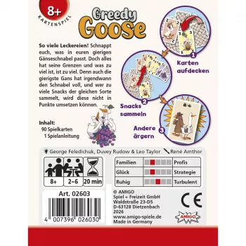 AMIGO Greedy Goose vaikų stalo žaidimas 2-4 žaidėjams nuo 5 metų