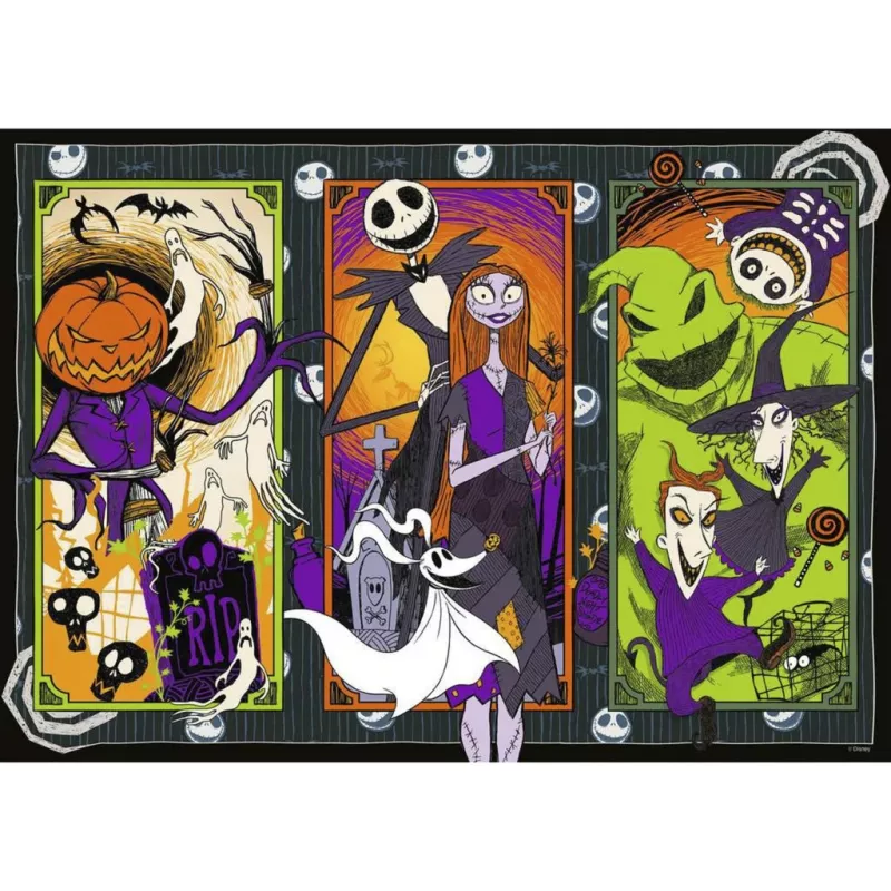 RAVENSBURGER dėlionė „The Nightmare Before Christmas“ (1000 dalių)