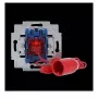 ABB Busch-Duro 2000® SI traukiamasis jungiklis su 2 m virvute, 1 poliaus NC, 10 A, 250 V AC, Alpių baltumo, įleidžiamas montavimas
