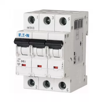 Eaton PXL-B40/3 40A 3 polių B charakteristikos mini grandinės pertraukiklis (MCB)