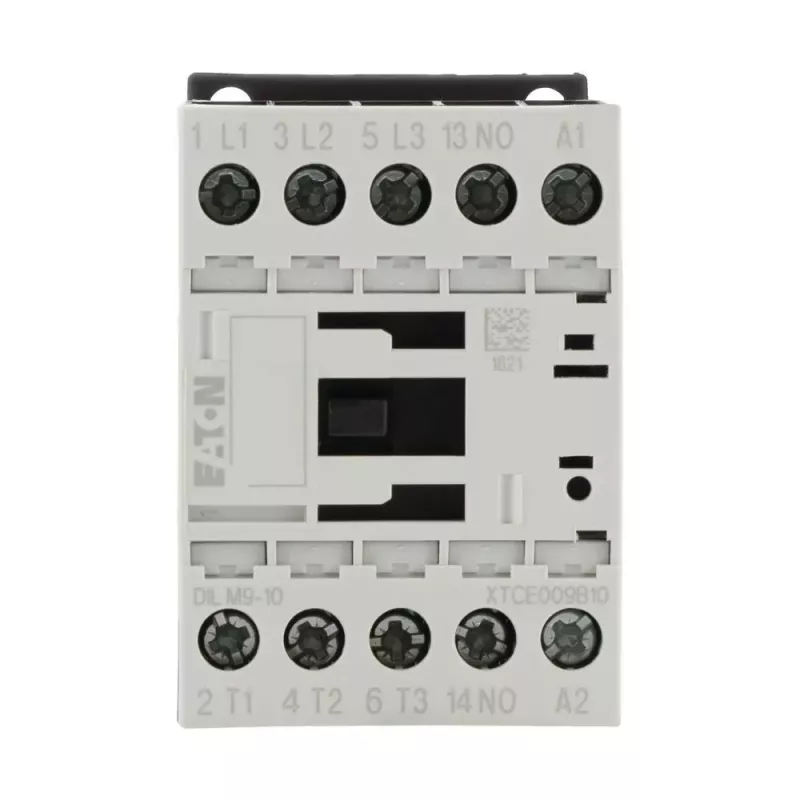 Eaton DILM9-10 24 V DC 3 polių galios kontaktoriai, 9 A AC-3, 4 kW, 1 NO pagalbinis kontaktas