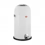WESCO Kickmaster Soft pedalinis kibiras 33L matinės baltos spalvos