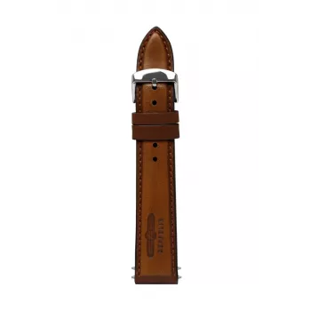 Zeppelin Genuine Leather Watch Strap Brown 20 mm