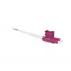 SYNERGY21 OM4 LC-LC duplex Uniboot Push-Pull šviesolaidžio trumpiklis, 5 m, aqua, LSZH, 2 mm