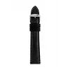 Zeppelin Genuine Leather Watch Strap Black 20mm