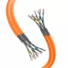 EFB Elektronik INFRALAN Cat.7 1000 AWG23 S/FTP 2x4P CPR Eca Orange 100m montavimo kabelis
