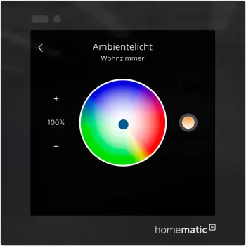 Homematic IP Glasdisplay - plus išmanusis sieninis termostatas