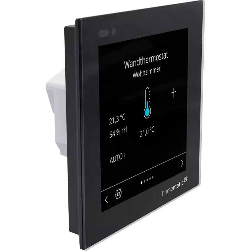 Homematic IP Glasdisplay - plus išmanusis sieninis termostatas