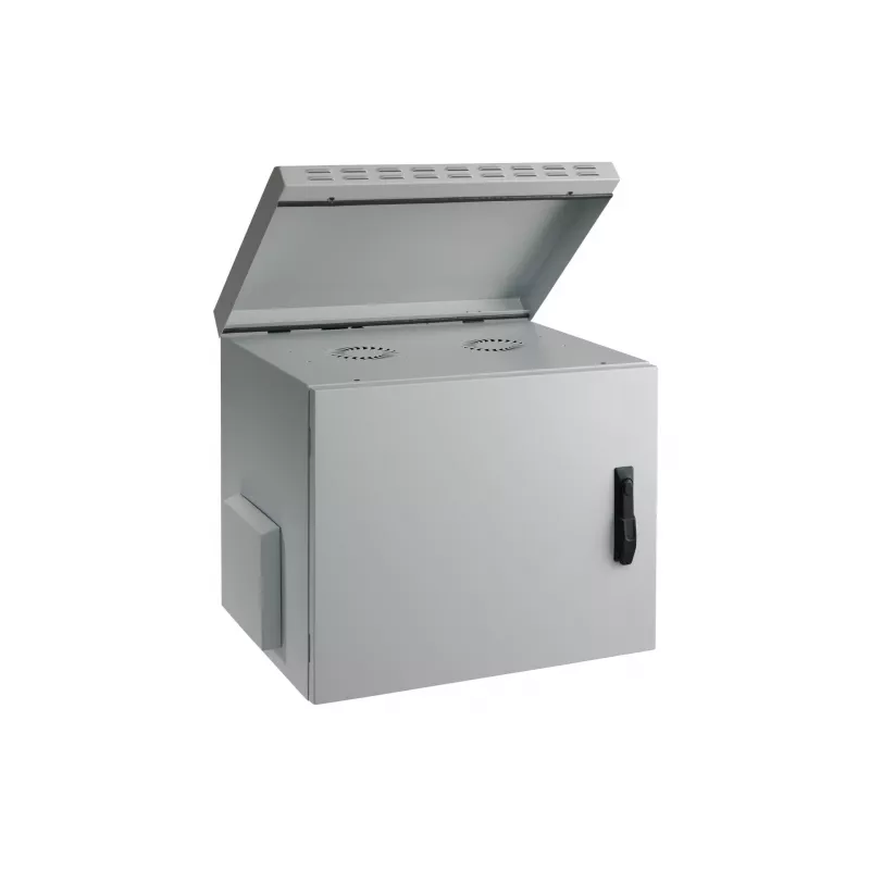 EFB Elektronik 691716IP55.2G sieninis spintos korpusas 16U 600x600mm IP55, stiklo durys, šviesiai pilka RAL7035