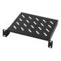 LogiLink 10 colių konsolinė lentyna 200 mm 1U juoda