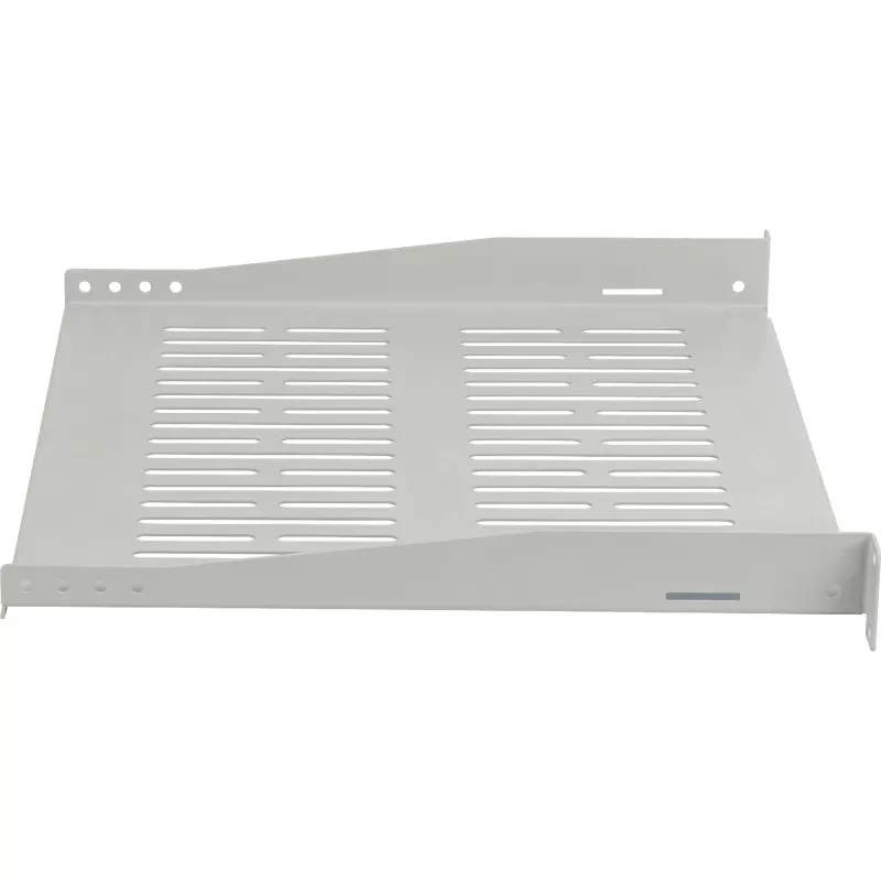 EFB Elektronik 19 inch 1U fiksuota lentyna, 350 mm gylio, 10 kg apkrova, šviesiai pilka RAL 7035