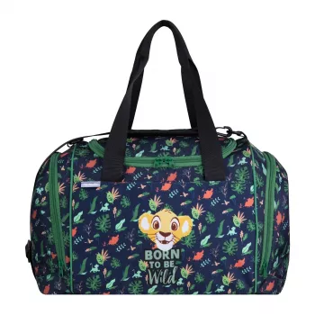 McNeill Sporttasche LION KING sportinė kuprinė, 16L, mėlyna/įvairiaspalvė, poliesteris, Disney Liūto Karaliaus dizainas