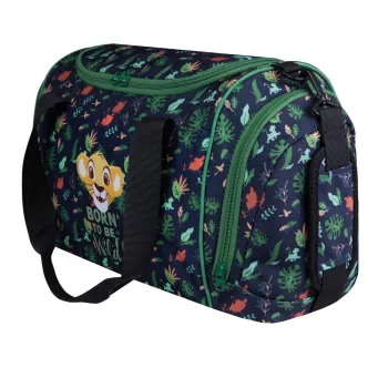 McNeill Sporttasche LION KING sportinė kuprinė, 16L, mėlyna/įvairiaspalvė, poliesteris, Disney Liūto Karaliaus dizainas