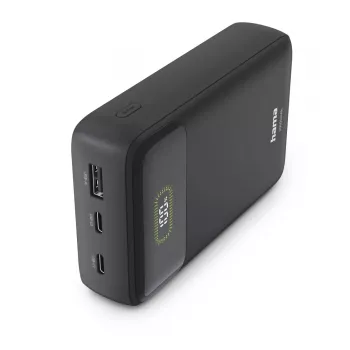 Hama Power Pack PD20 20W 20000 mAh Power Bank su 2x USB-C, USB-A, antracito spalvos