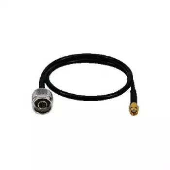LogiLink WL0104 WLAN pigtail kabelis, N-Type į RP-SMA, 0,5 m, juodos spalvos