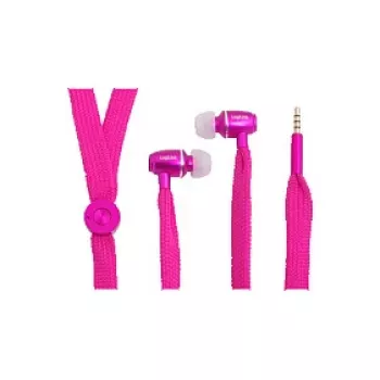 LogiLink Stereo In-Ear ausinės su mikrofonu, 3,5 mm, rožinės