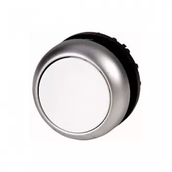 Eaton M22-D-W plokščiasis mygtuko pavara, momentinis, baltas, 22,5 mm tvirtinimas, IP66/IP67/IP69K