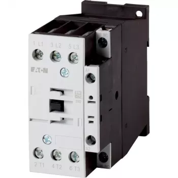 Eaton DILM17-10 galios kontaktoriai, 3 polių, 1 NO pagalbinis, 230 V AC 50 Hz / 240 V AC 60 Hz ritė, 17 A, 7.5 kW