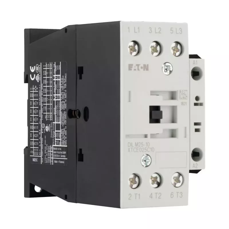 Eaton DILM25-10 3 polių kontaktorius 230V 50/60Hz 25A 11kW 400V AC-3