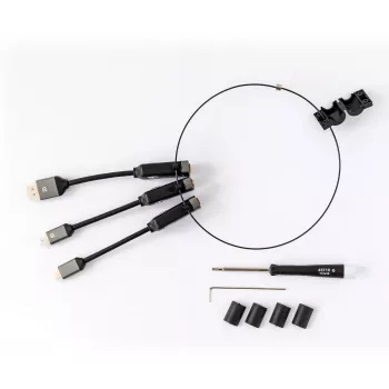 Kindermann HDMI Adapter Ring 4K60 - aliumininis