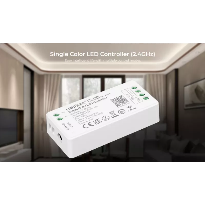 MIBOXER FUT036S vienos spalvos 2,4G LED reguliatorius DC12-24V