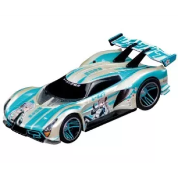 Carrera GO Kaze Dash elektrinis lenktynių rinkinys 1:43 masteliu su kilpa ir skrydžio atkarpa, 2 automobiliai, 2 valdikliai, 3,6 m trasa, nuo 6 metų