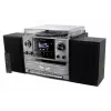 Soundmaster MCD5600SW stereo muzikos centras su DAB+ radiju, CD grotuvu, plokštelių grotuvu, dvigubu kasečių bloku, Bluetooth ir USB įrašymu - juodos spalvos