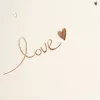 Goldbuch Raining Hearts smėlio spalvos fotoalbumas, 60 baltų puslapių, kieti viršeliai, PU viršelis, 31x30 cm