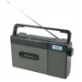 Soundmaster RCD1170SW nešiojamas CD radijas su FM, Bluetooth, USB ir įkraunama baterija - juoda