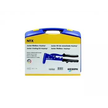 Gesipa PolyGrip® Junior Rivet Box – 352 vnt. aklinijų kniedžių rinkinys skardos dėžutėje