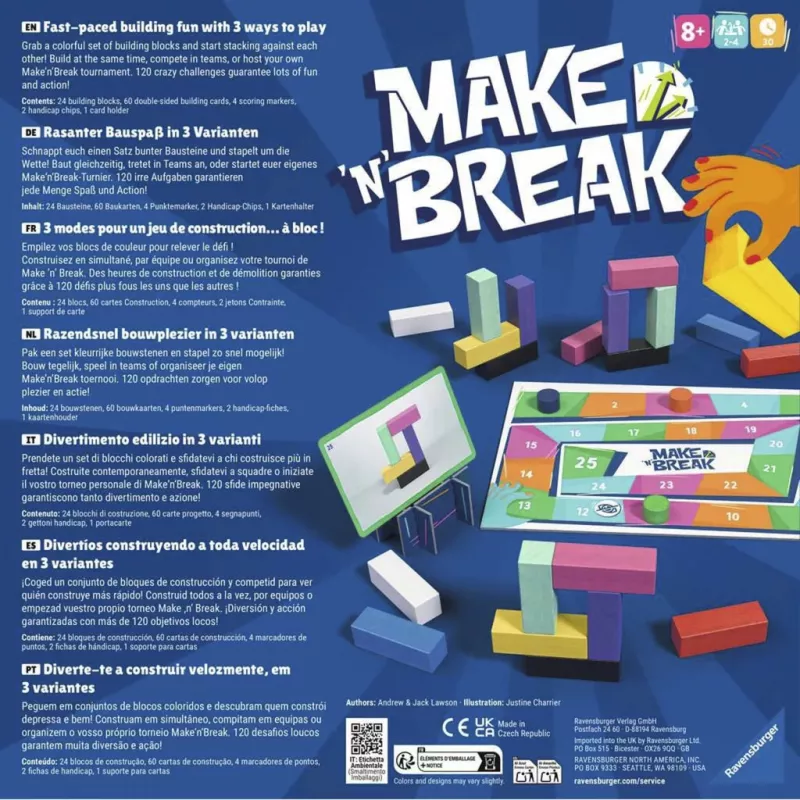 Ravensburger Make 'n' Break Family statybinis žaidimas