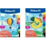 Pelikan Construction Paper Block DIN A3, 10 lapų, 10 spalvų, 120 g/m², klijuotas blokas