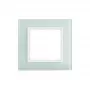 Berker B.7 Glass 1-Gang dangtelio rėmelis Polar White