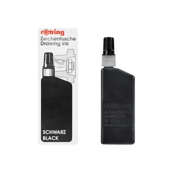 rOtring Isograph juodo pigmento rašalas 23 ml techniniams pieštukams