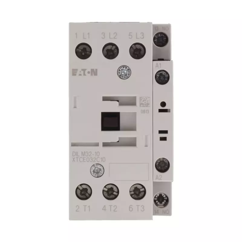 Eaton DILM32-10 galios kontaktoris, 3 polių, 32 A, 230 V AC 50 Hz / 240 V AC 60 Hz ritė, 1 NO pagalbinis kontaktas