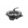 UNOLD 48745 Asia Fondue Hot Pot 2,5 l nerūdijančio plieno elektrinis fondiu puodas 1500W su 8 šakutėmis