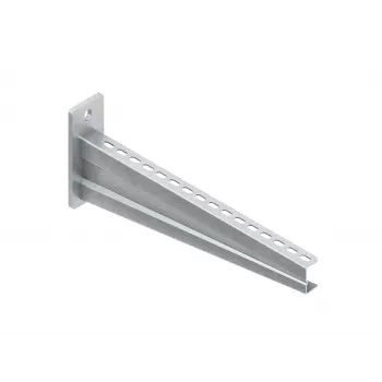 NIEDAX KTAS400 sunkiasvoris sieninis konsolinis laikiklis 145x430 mm, karštai cinkuotas