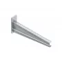 NIEDAX KTAS400 sunkiasvoris sieninis konsolinis laikiklis 145x430 mm, karštai cinkuotas