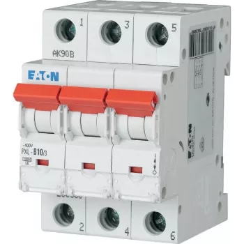 EATON PXL-B10/3 10 A 3 polių B charakteristikos miniatiūrinis automatinis jungiklis