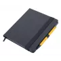 TROIKA BLACK SLIMPAD A5 bloknotas su geltonu rašikliu