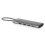 DIGITUS DA-70922 USB-C dokinimo stotis, 9 prievadų, 2x HDMI, USB, RJ45