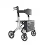 WEINBERGER Aluminium Rollator XXL 2262 – sunkiasvoris vaikščiojimo rėmas su sėdyne iki 200 kg, antracitas/sidabras