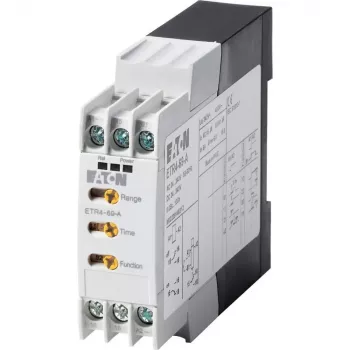 EATON ETR4-69-A daugiafunkcinis laiko relė, 1 perjungimo kontaktas, 24-240 V AC/DC, 0,05 s - 100 h, DIN bėgelis