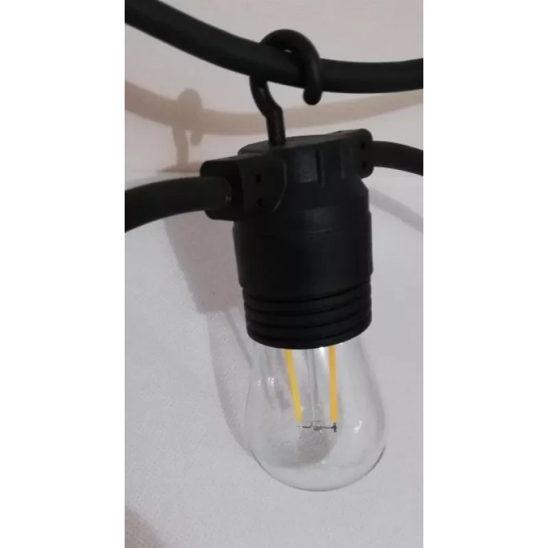 SYNERGY21 S21-LED-001138 LED retro lemputė S14 E27 šiltai balta 1,5W girliandoms