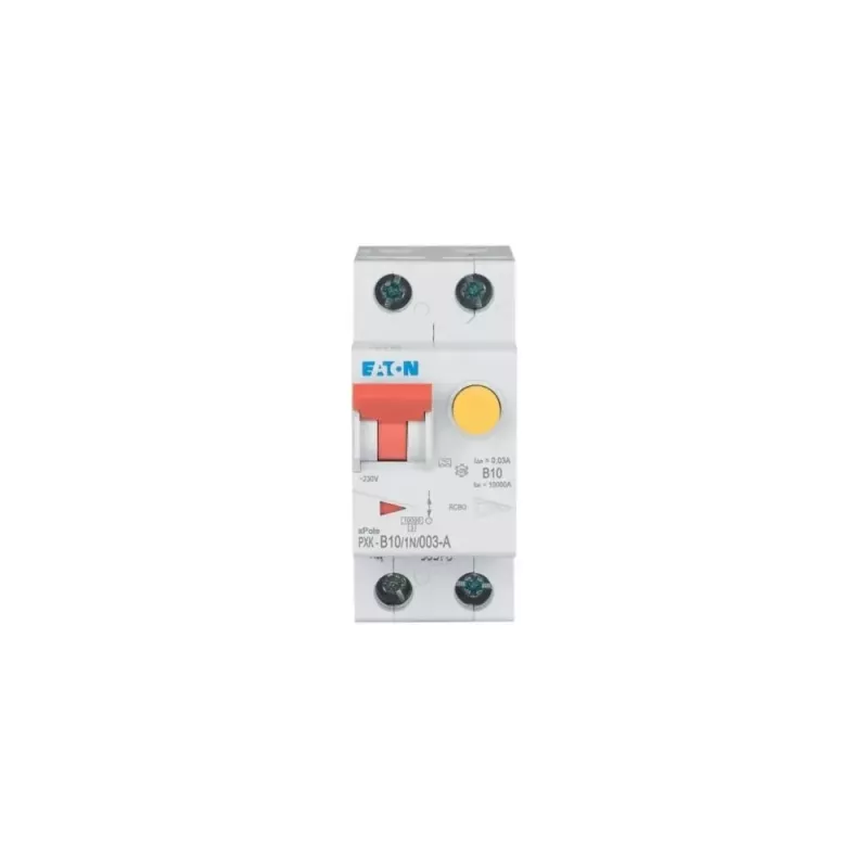 Eaton PXK-B10/1N/003-A diferencialinis automatas 10A 30mA A tipo 1P+N 230V 6kA 2 moduliai